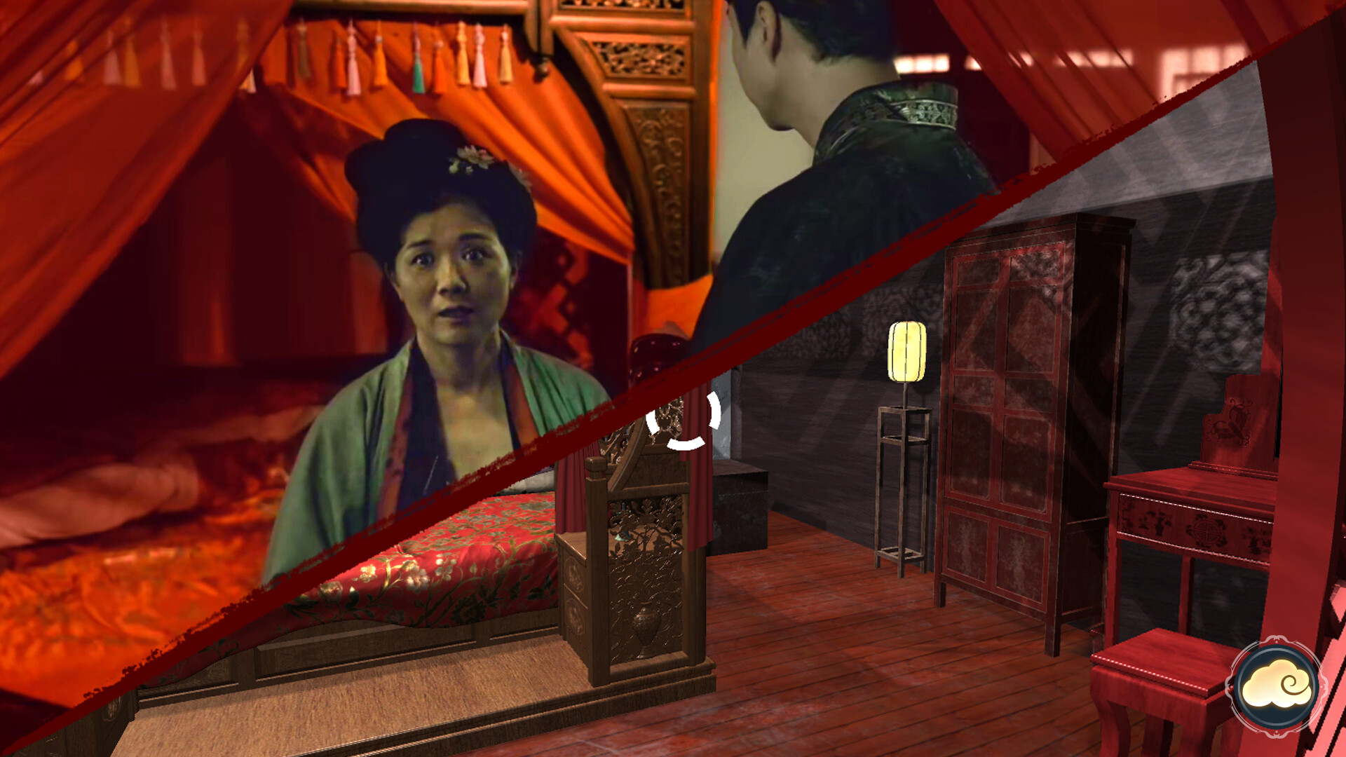 遊戲截圖：充滿古風氛圍的場景設計