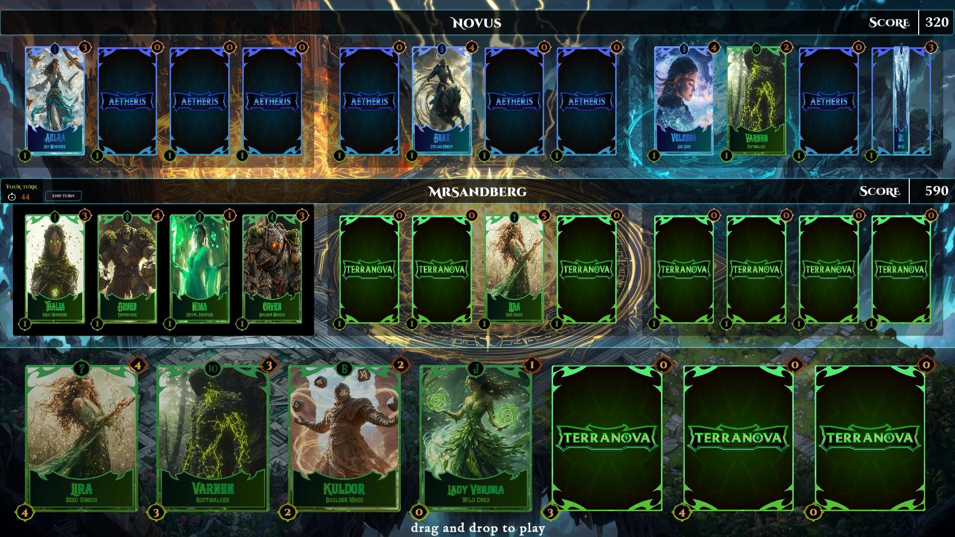 多樣化的卡牌功能設計提供豐富策略性