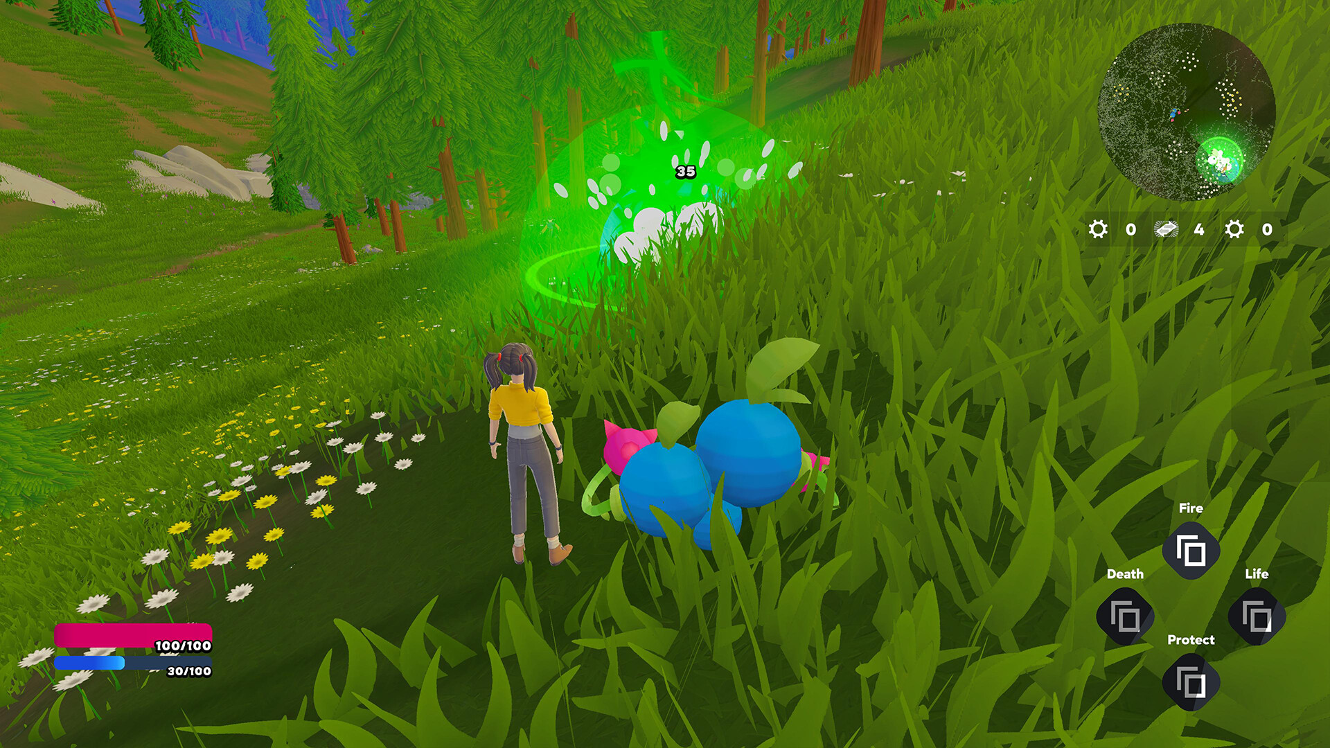 Hiyah Go! 實際遊戲戰鬥畫面