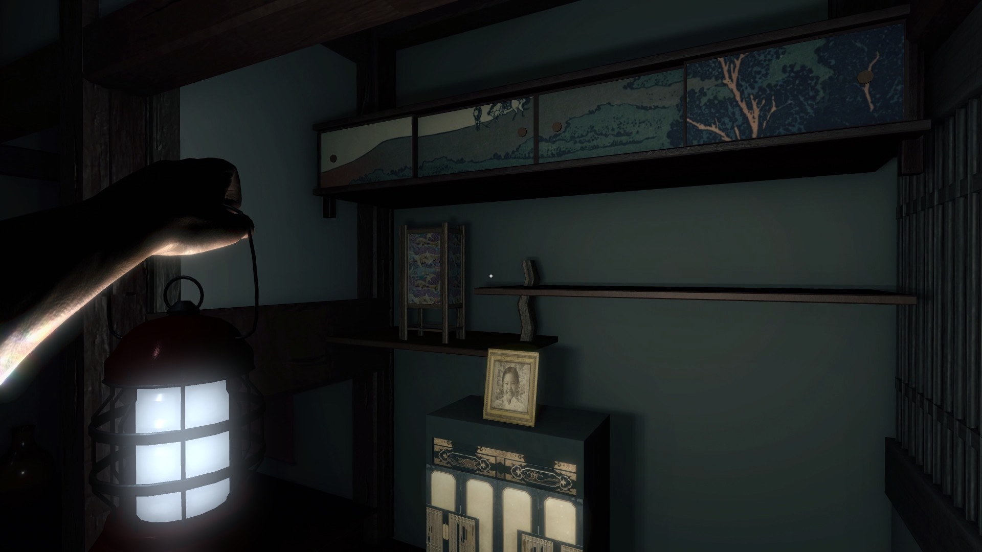 廢棄建築中的詭異內部景觀