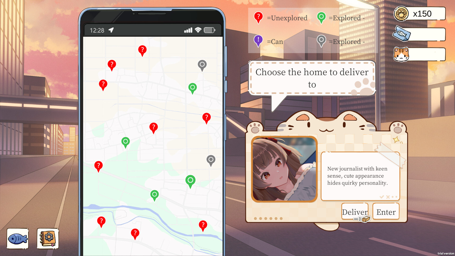 遊戲包含多樣化的場景與互動設計