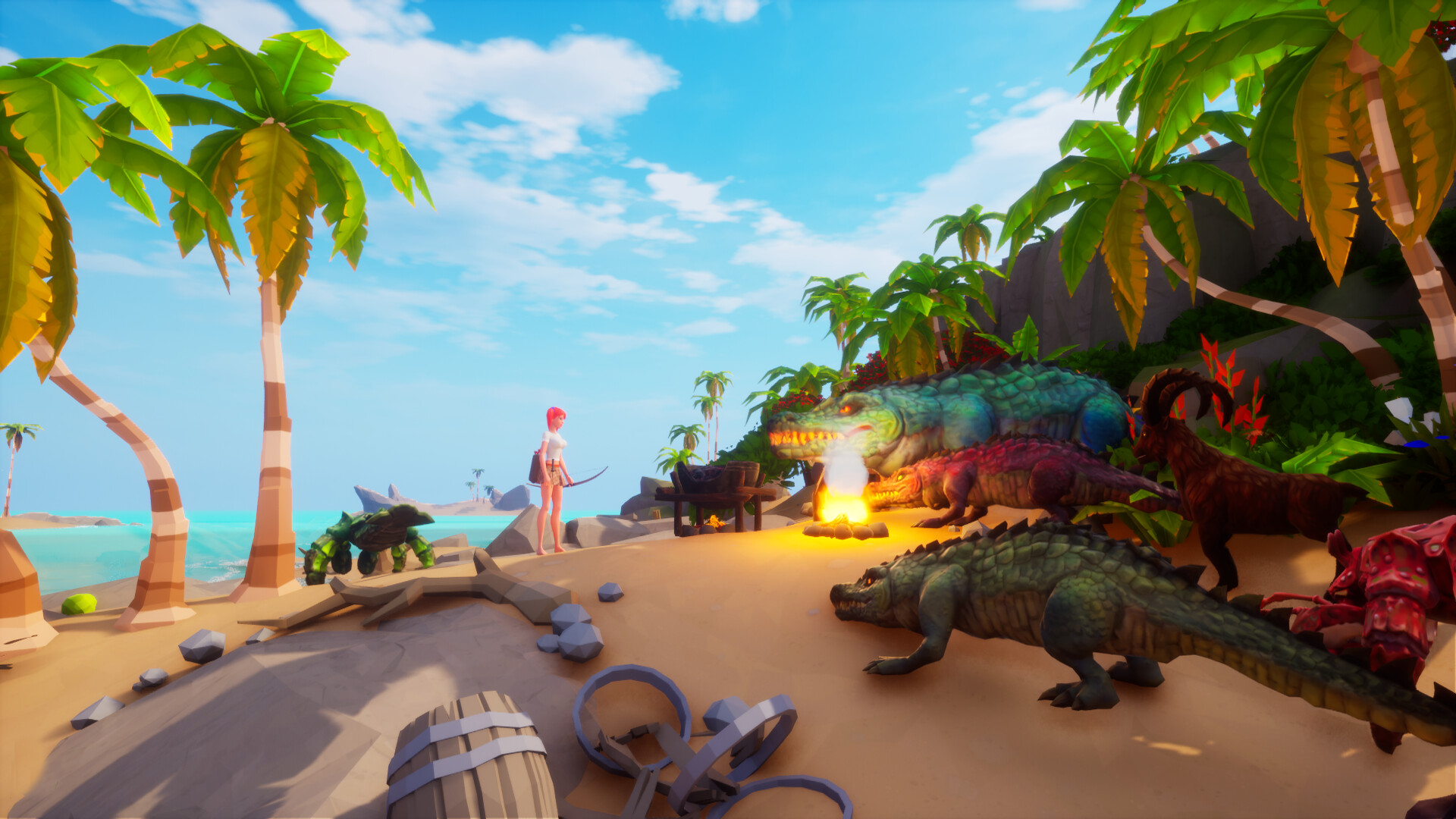 Girl Island 建造系統展示