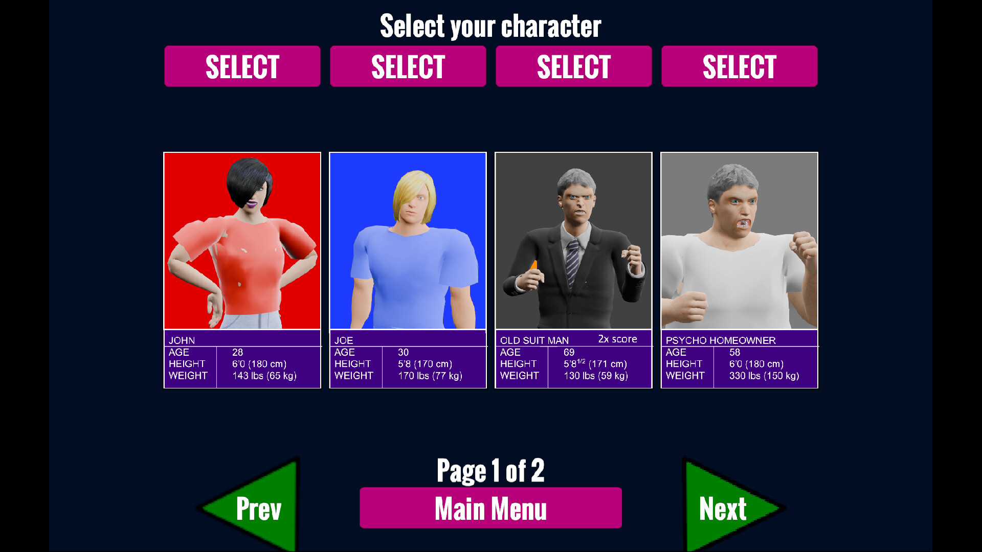 Home Invaders 角色戰鬥場景截圖