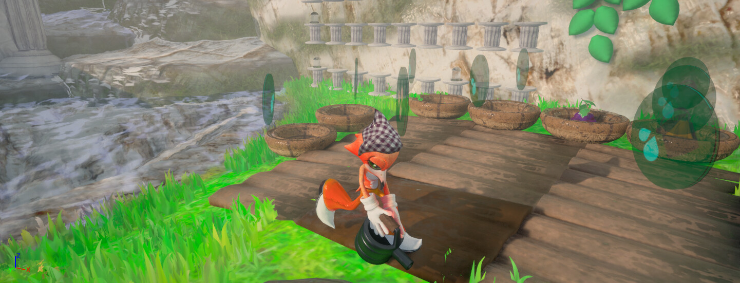 遊戲中的島嶼冒險場景