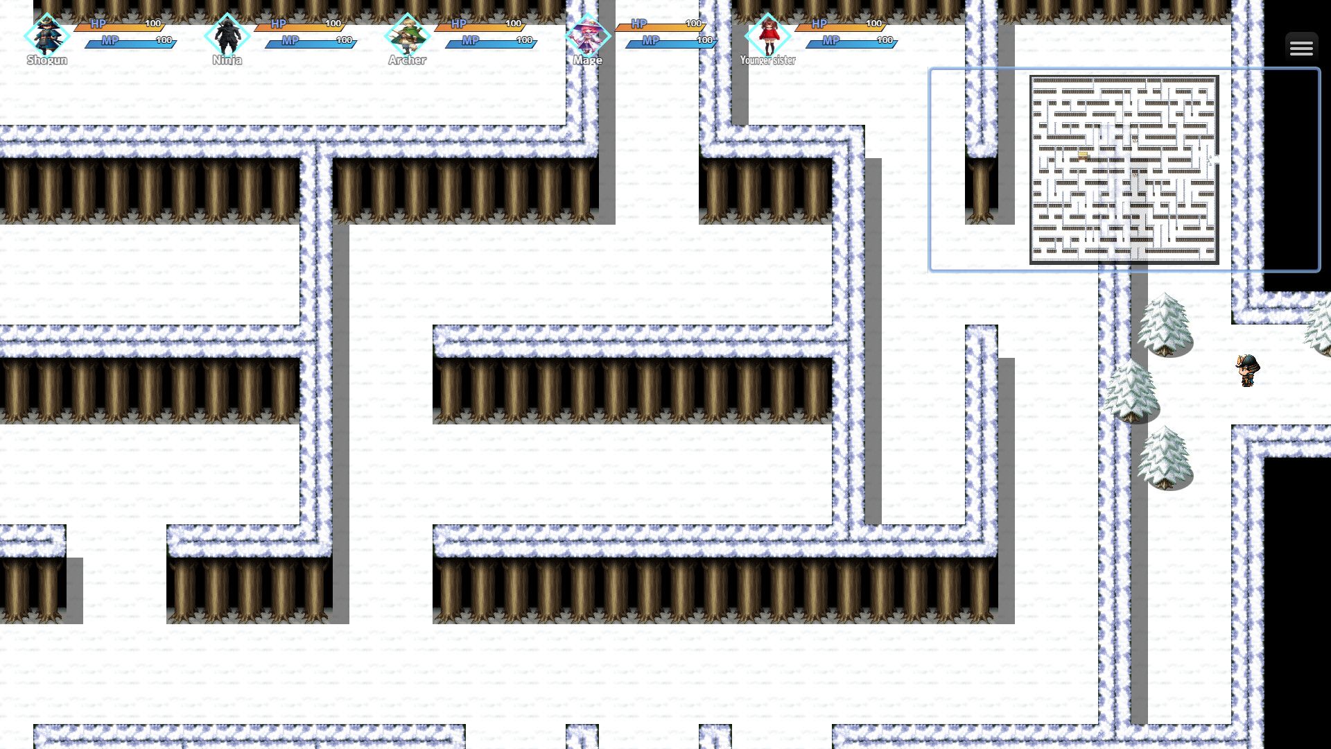 雪地環境下的特殊敵人戰鬥