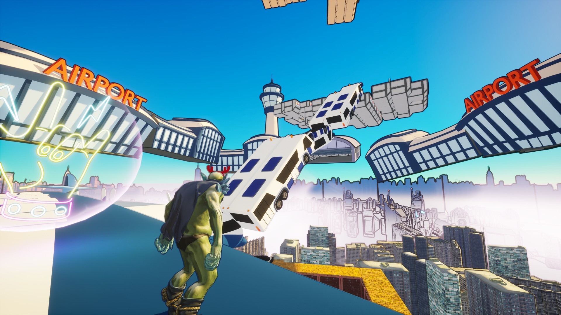 充滿挑戰性的攀爬場景