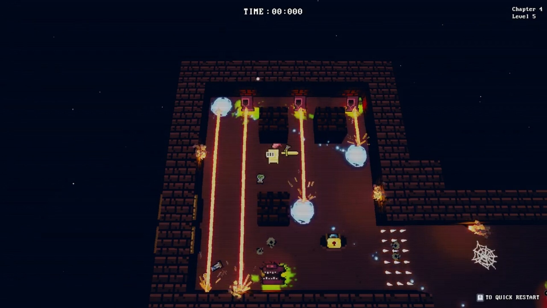 精緻的像素場景與光影效果