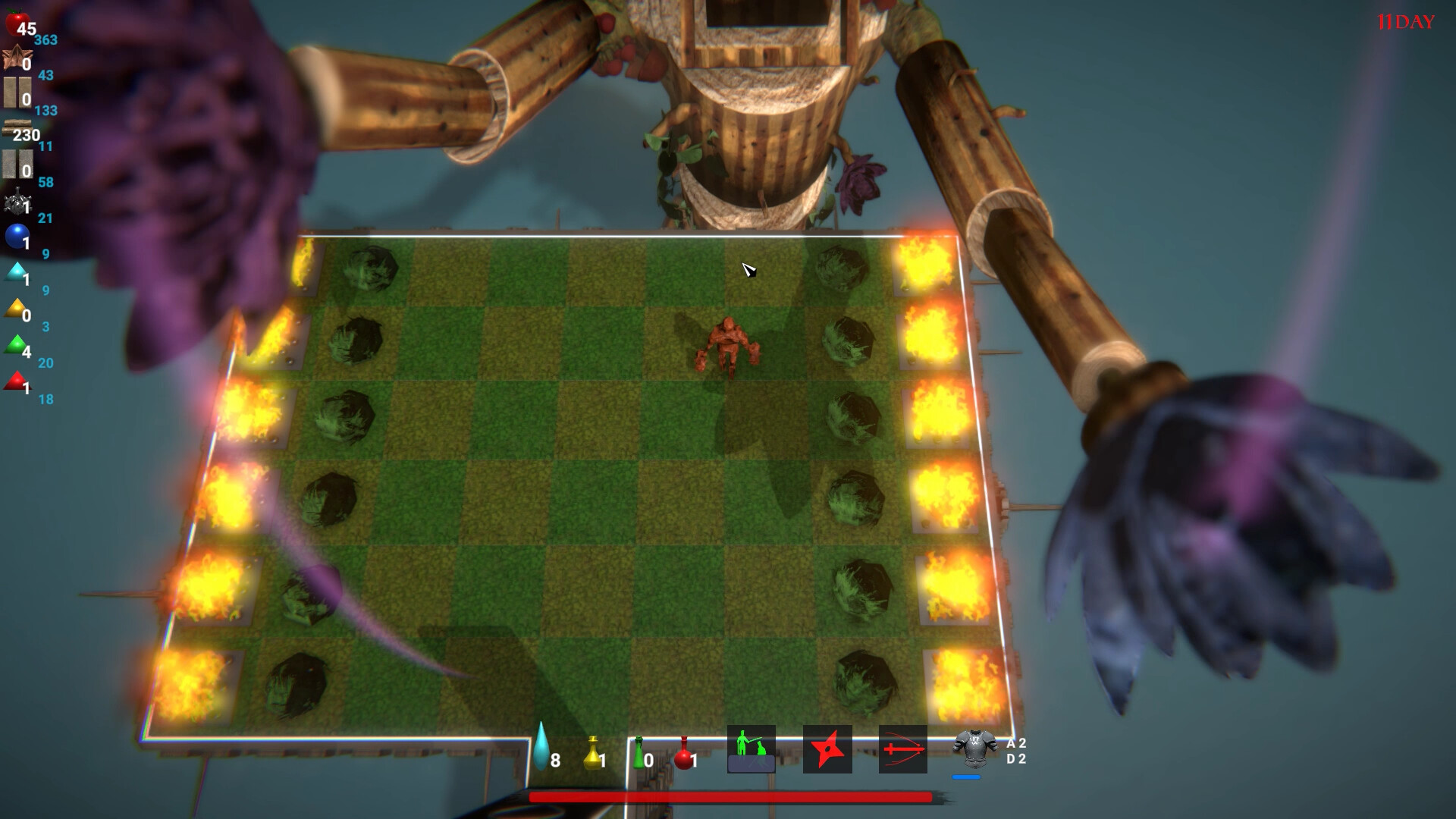 充滿神秘氛圍的解謎關卡