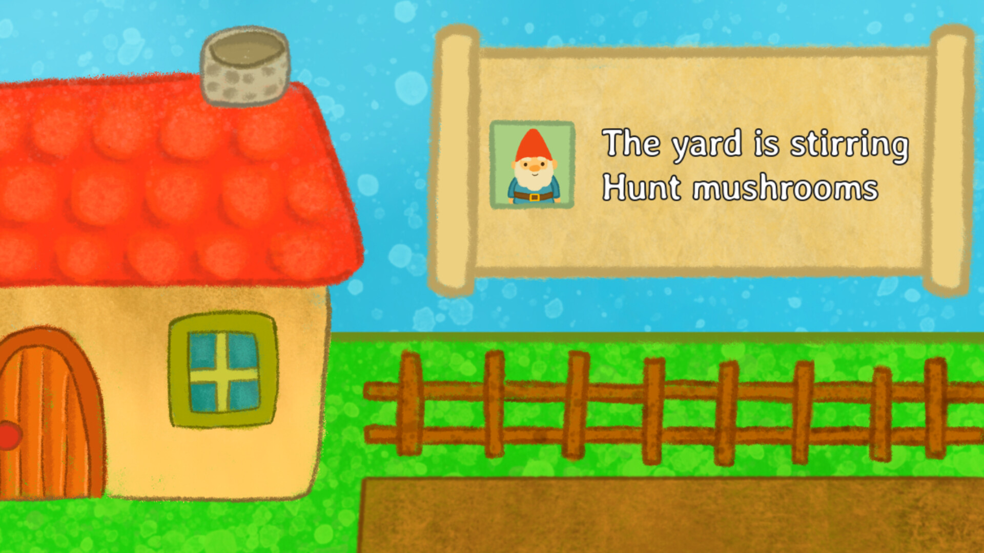 冬季農場雪景與侏儒家園