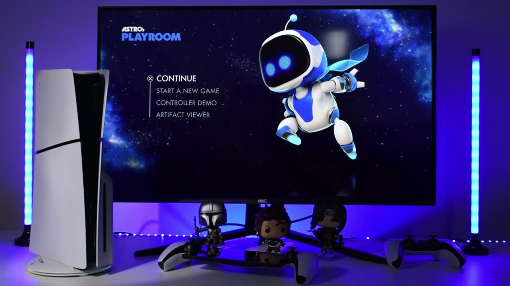 PS5 Pro 黑色版直立架展示