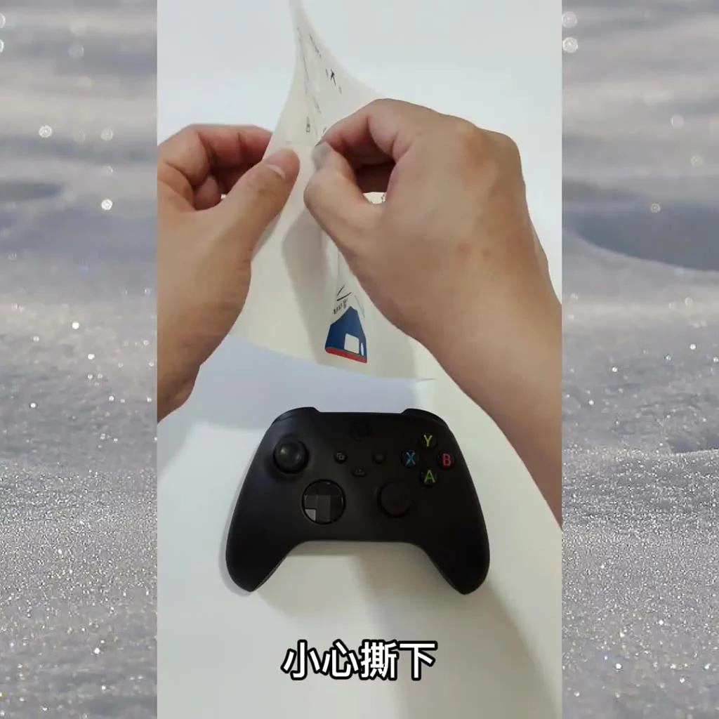 Xbox手把貼紙細節展示