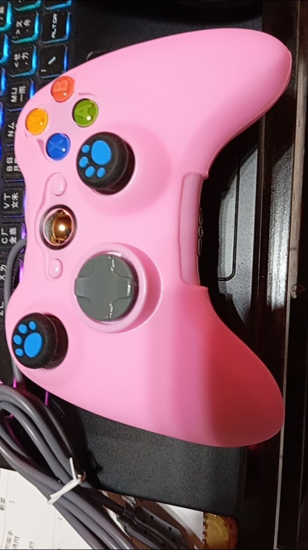 粉色版 XBOX 手把實拍照