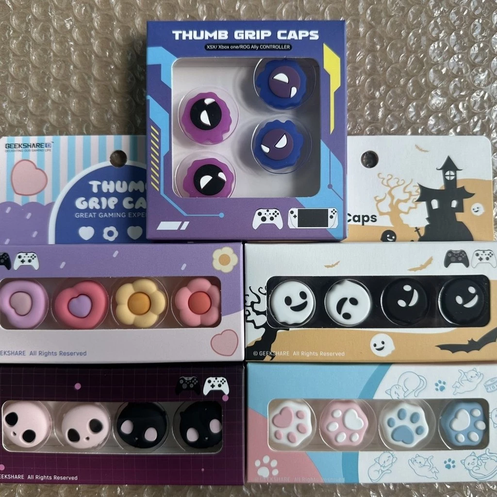 Xbox搖桿帽與手把保護套實拍