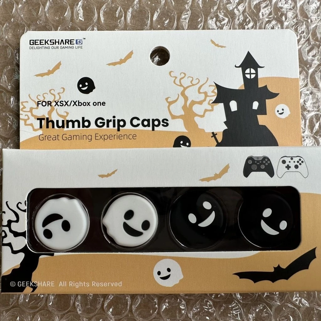 黑白可愛鬼款式搖桿帽