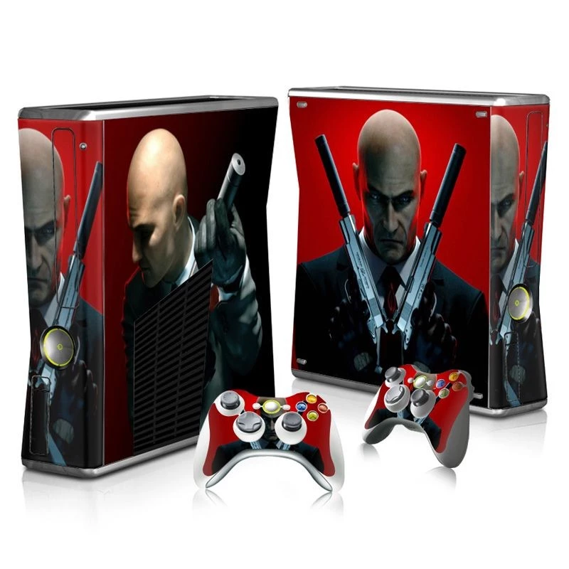 Xbox360slim主機保護貼展示