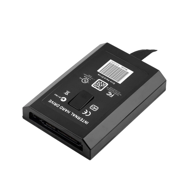 Xbox 360 硬碟背面與標籤