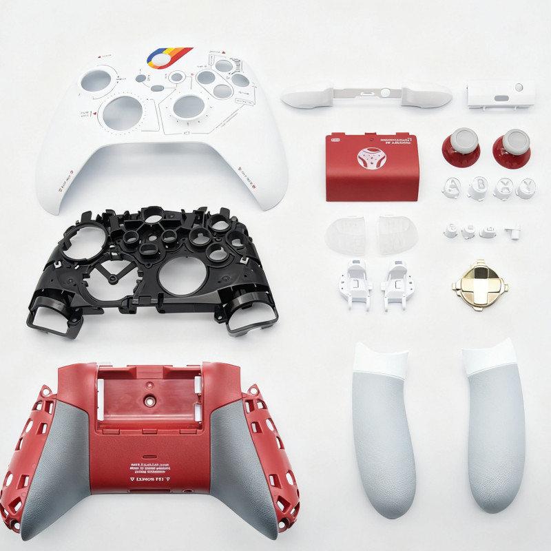 手把外殼背面與握把細節