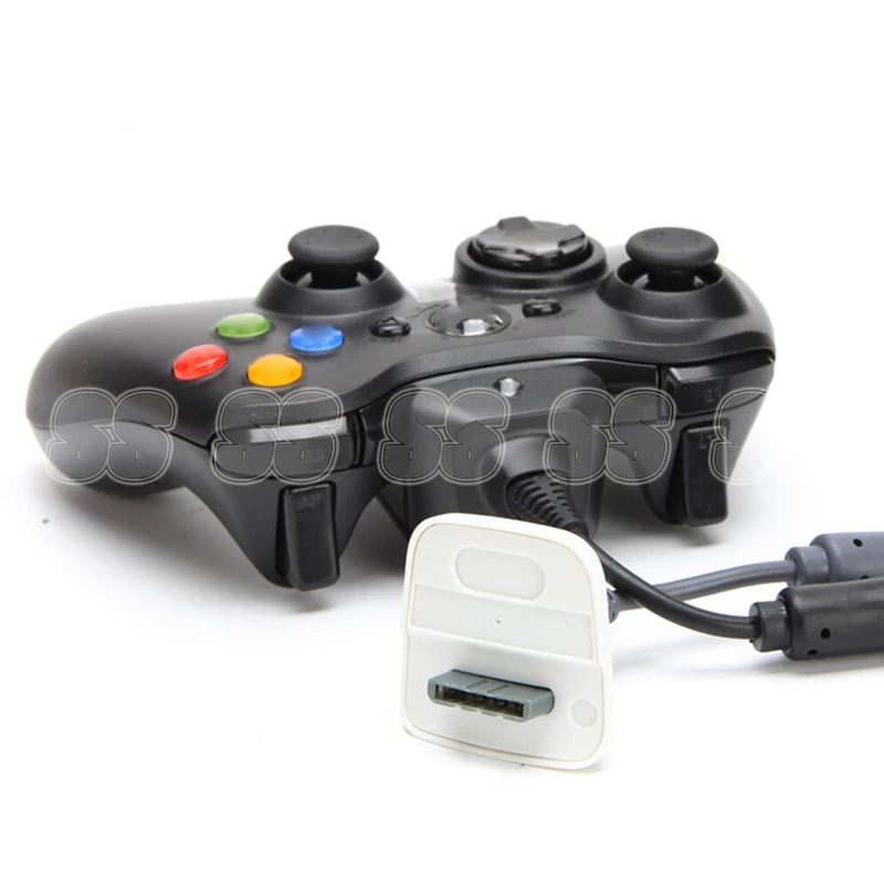 黑色與白色款式的 XBOX 360 手把電池