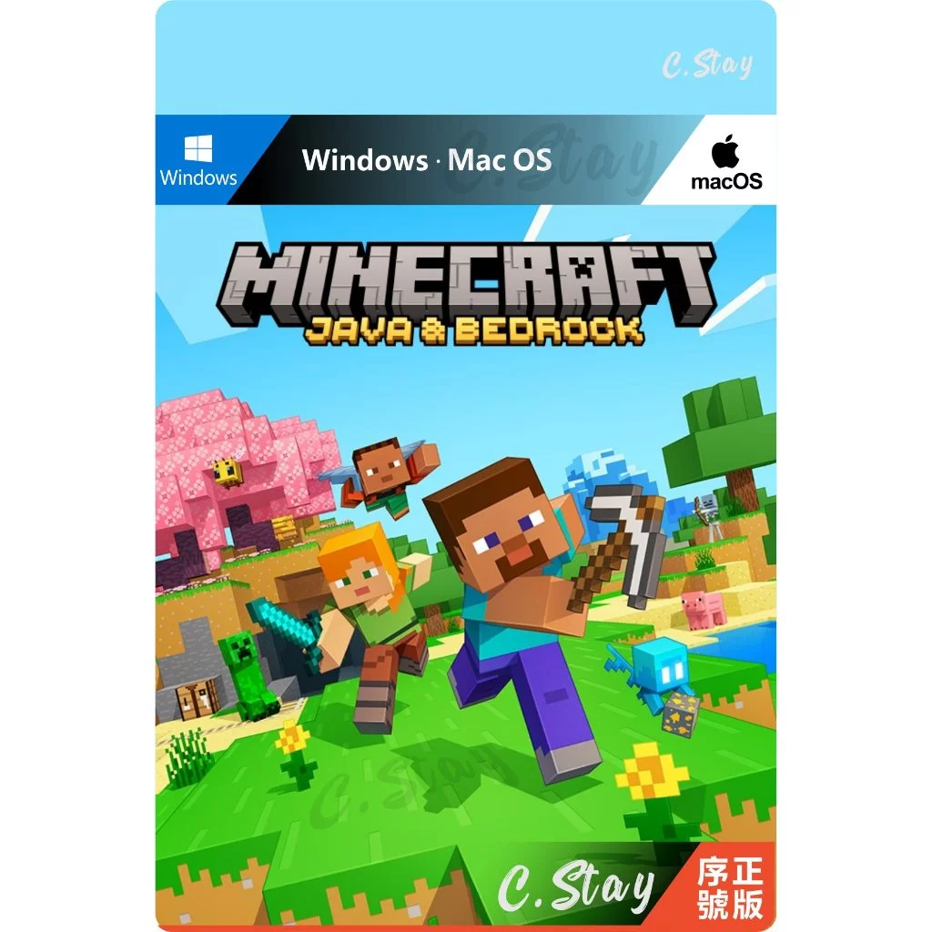 Minecraft 我的世界 正版序號 封面圖