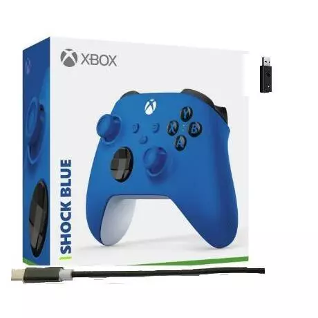衝擊藍配色的 Xbox 手把