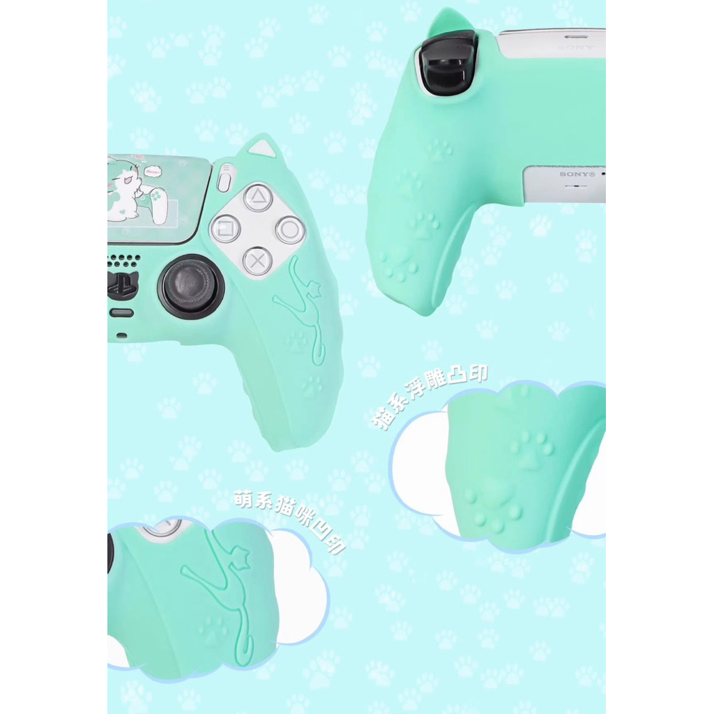 多種顏色的PS5手把保護套選擇