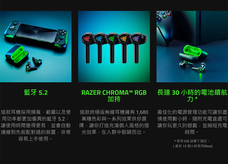 電池續航力與充電盒