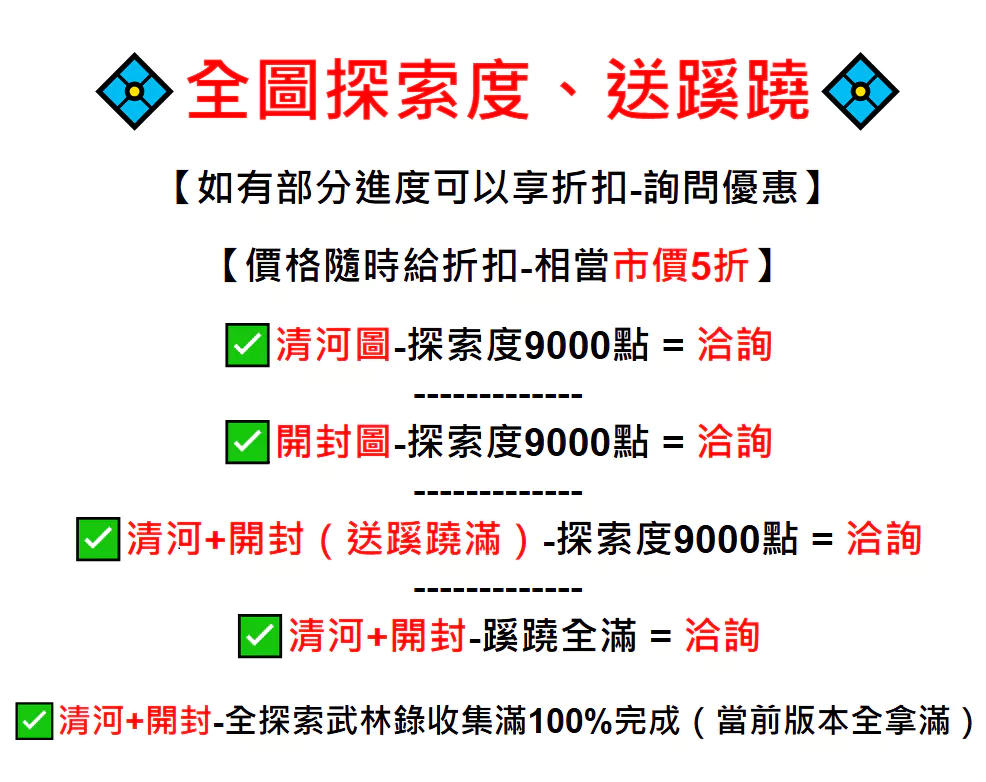 詳細服務內容與價格說明