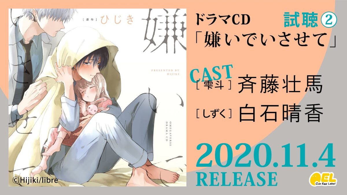 BLドラマCD「嫌いでいさせて」初回限定 描き下ろしマンガ小冊子セット