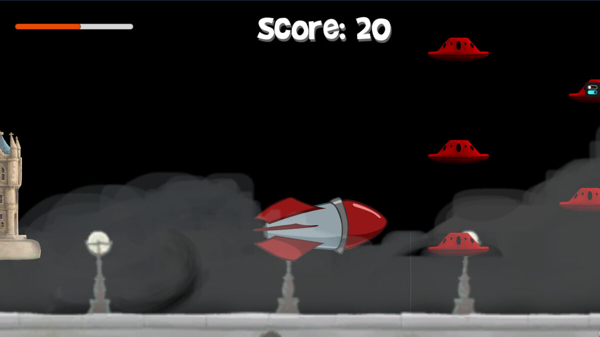 像素風迷人新作！復古都市防禦射擊《Lugubrious》正式亮相，紅白戰機守護憂鬱夜空！