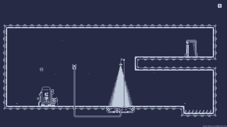 邏輯控必玩！Steam 極度好評 2D 平台解謎新作《重新啟動 Re-Activated》用 1-bit 美學重構機器人大腦