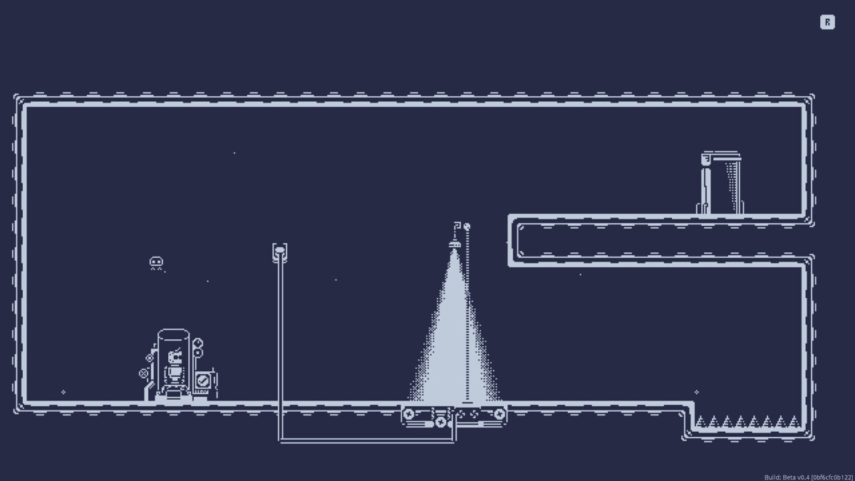 邏輯控必玩！Steam 極度好評 2D 平台解謎新作《重新啟動 Re-Activated》用 1-bit 美學重構機器人大腦