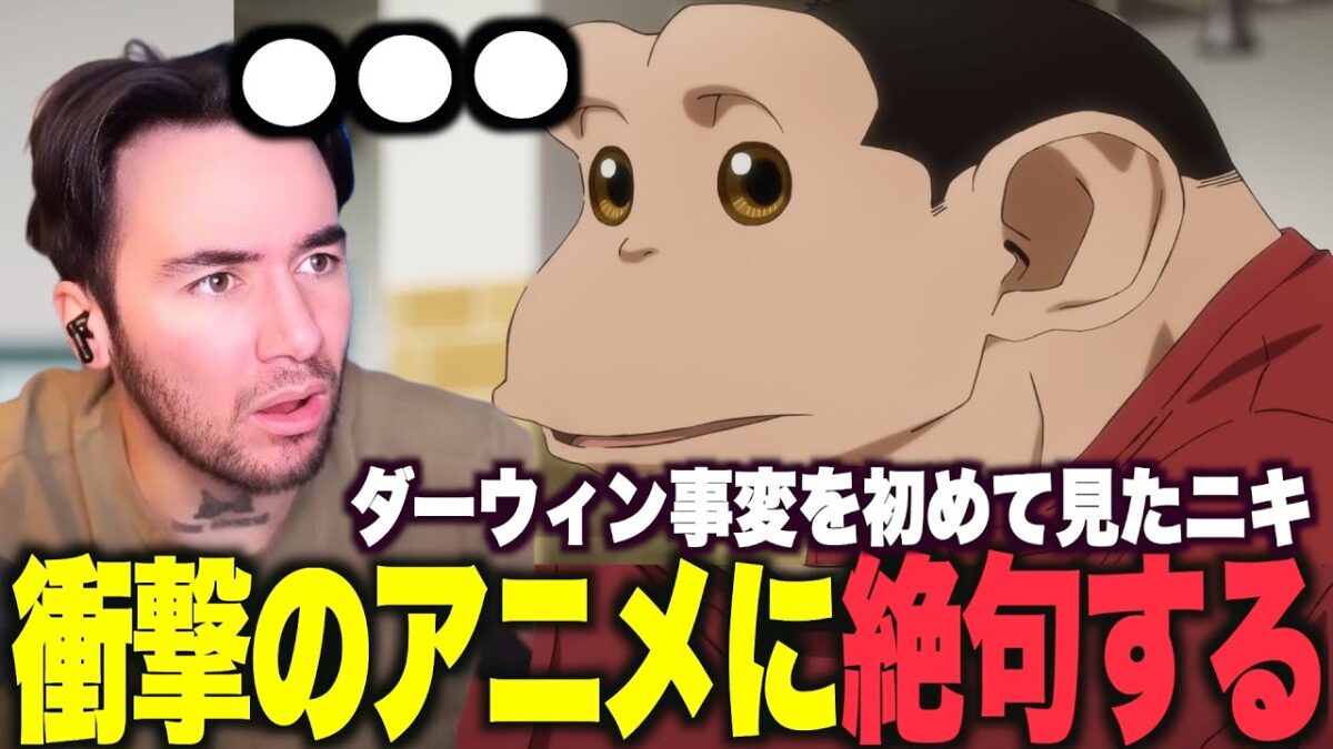 【海外の反応】初めて見るダーウィン事変に言葉を失うニコラスニキｗｗｗ【翻訳】【ニコラス兄貴】【英語学習】