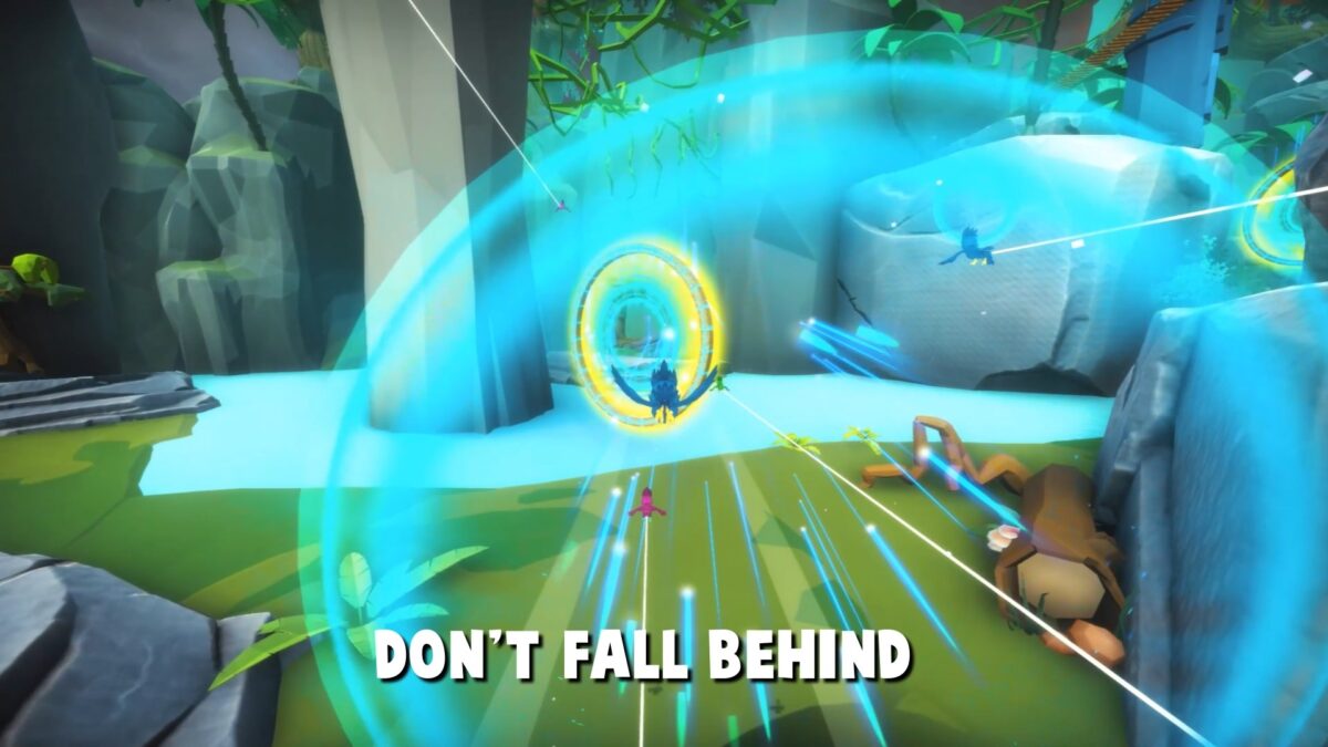 充滿綠意的叢林關卡