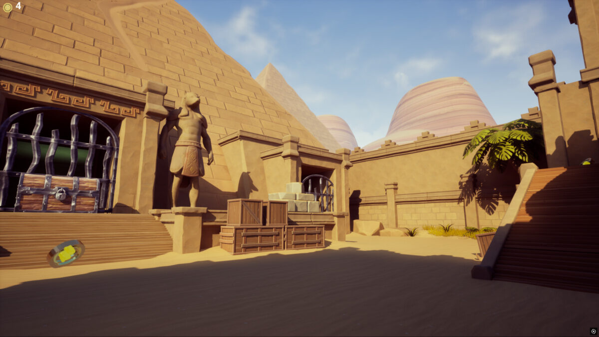 遊戲實機擷圖：跨越危險地形