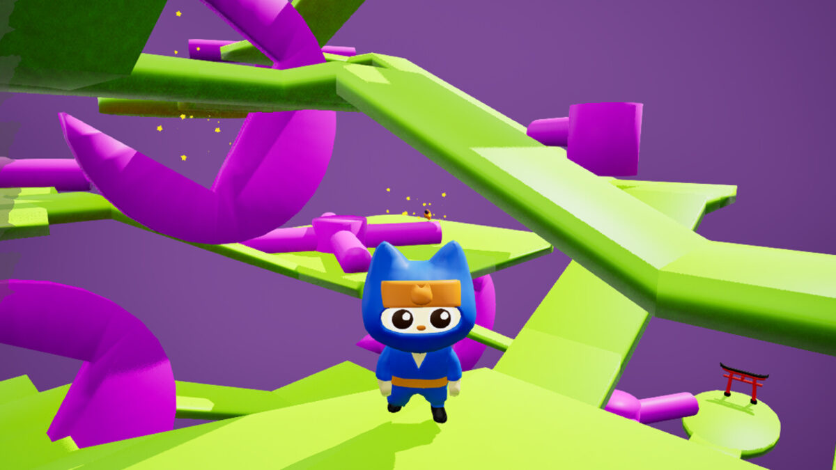 NinjaCat 遊戲中精緻的場景設計