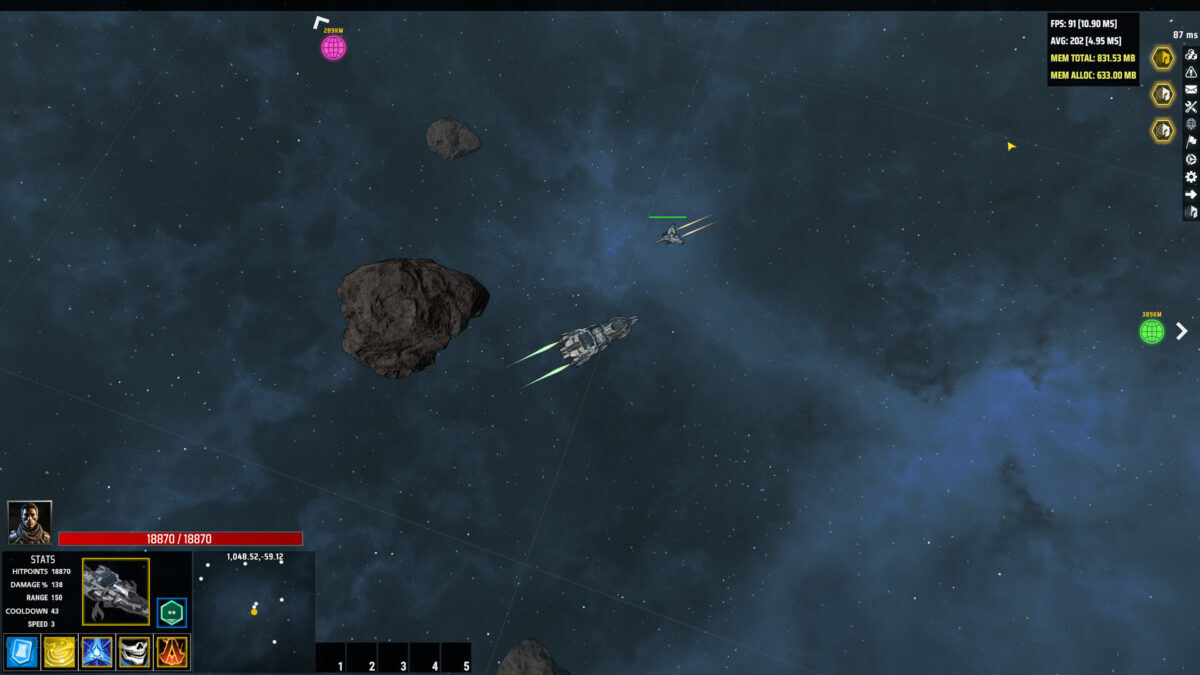 AEXXOS 星際空間站景觀