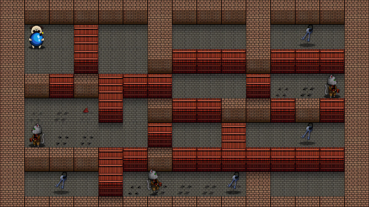 MadPug 遊戲實機畫面 - 木牆與獎勵