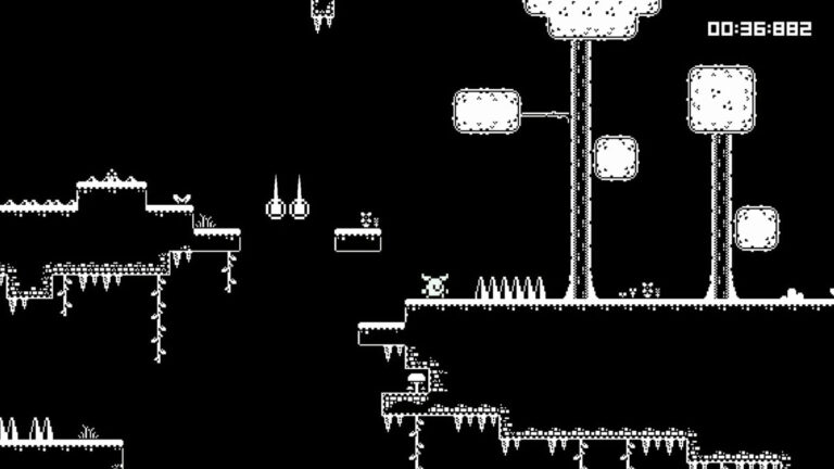 超虐手 1-bit 復古風！硬派精準平台動作遊戲《醒來跳躍！》（Wake Up and Jump!）Steam 正式登場