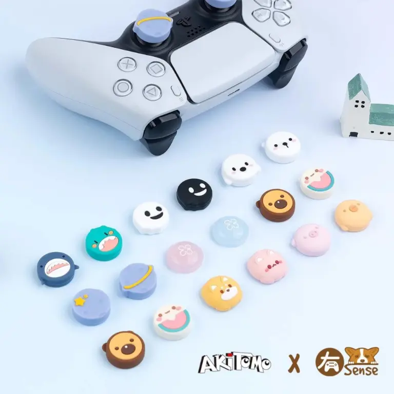 Switch/PS5/Xbox 玩家必買!2026 高CP值「萌系搖桿帽」開箱評測,告別蘑菇頭磨損