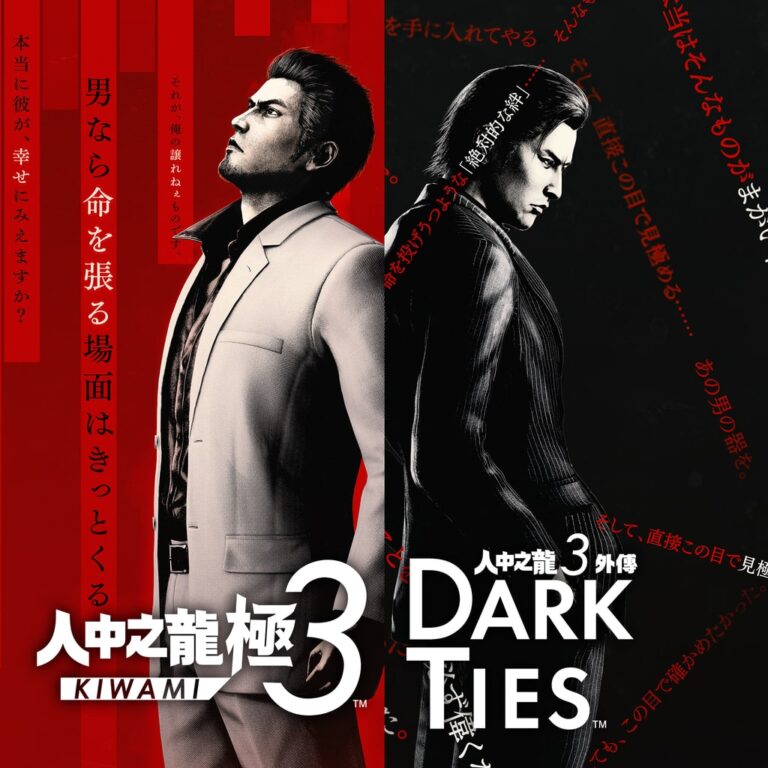 PS5、Xbox 玩家必看！2026 年《人中之龍 極３ / 人中之龍３外傳 Dark Ties》震撼發表：4K 畫質重製與峰義孝外傳雙作降臨