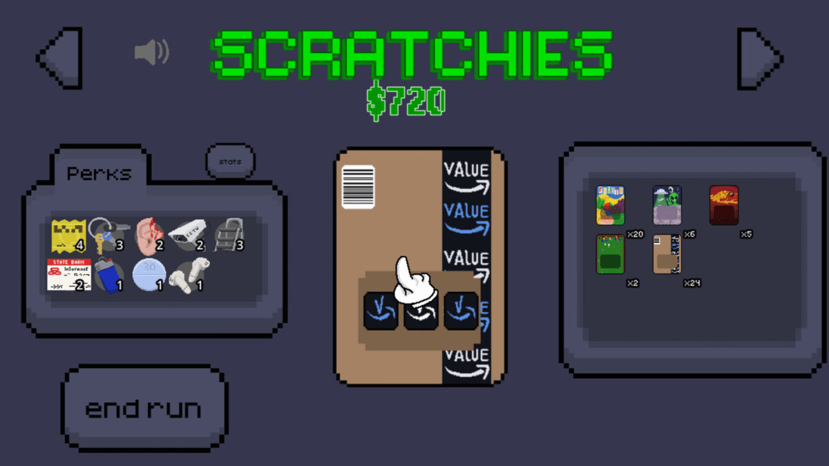 《Scratchies》Roguelite 策略模擬新作：操縱機率的一夜致富，這款刮刮樂「魔性」到停不下來！