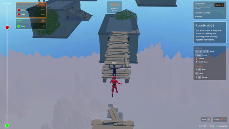 《Hijack Jump》多人惡搞跑酷新作登陸 Steam！在百人「丟馬桶」干擾下活著爬到頂端