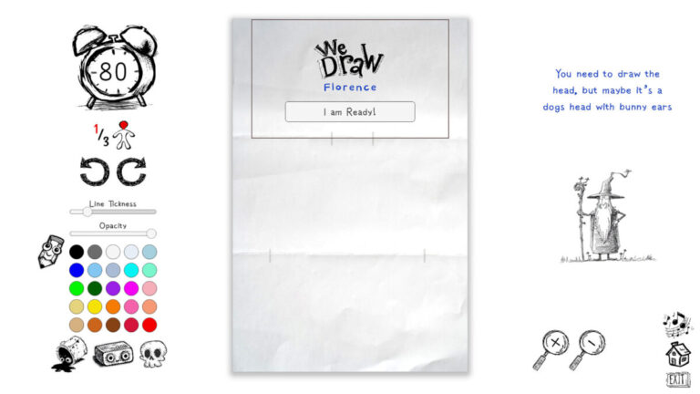 讓想像力大噴發！Steam 創意繪圖新作《We Draw 我們畫》，全家人都能瘋狂同樂的爆笑派對遊戲