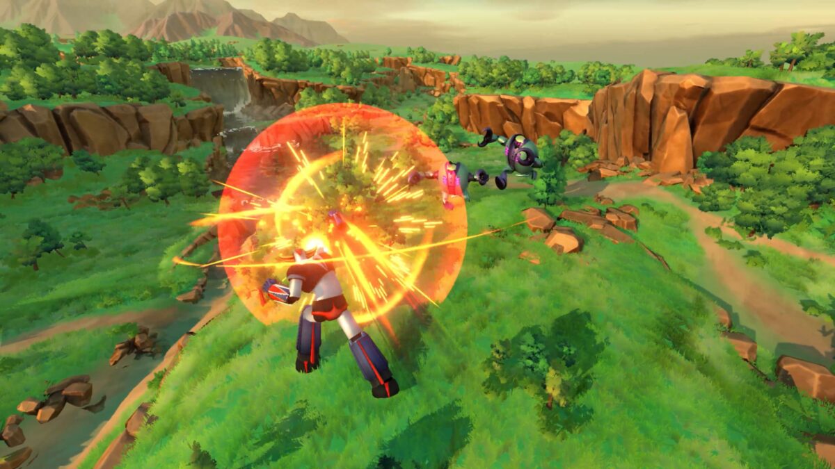 在城市中與巨大機器人對戰