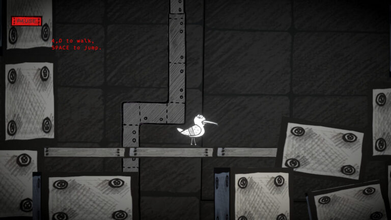 Steam 免費益智佳作！黑白手繪《海鷗之歌》將「數獨邏輯」融入 2.5D 平台冒險，展開一場存在主義的哲學旅程