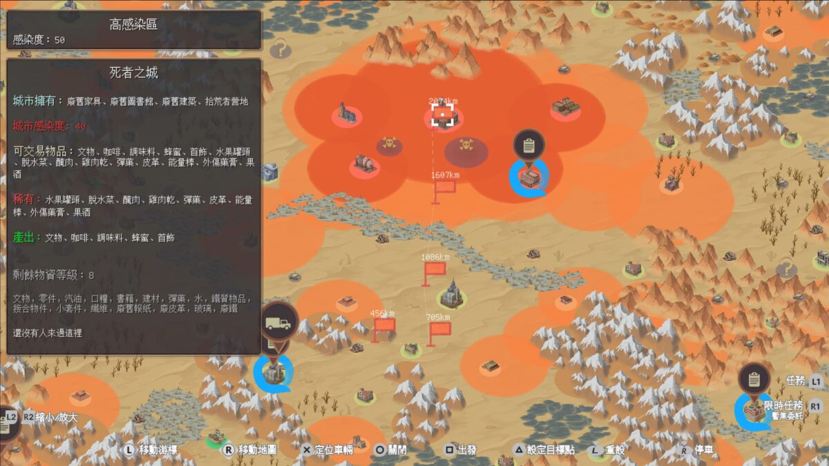 角色對話與抉擇介面