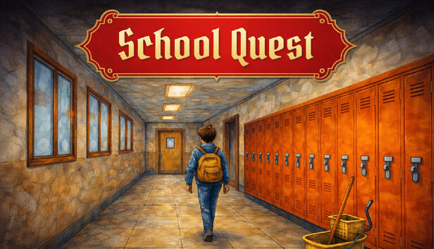 School Quest 遊戲社群分享宣傳圖