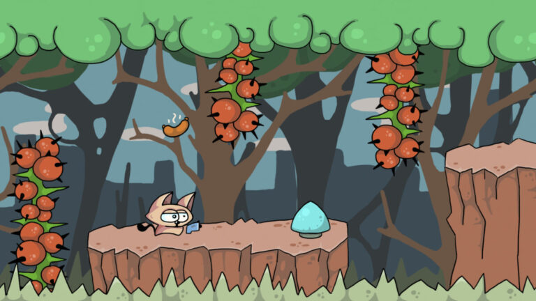 Steam 極好評手繪風橫向捲軸動作冒險！《香腸獵人》與超萌武裝小貓展開魔法香腸奪還戰