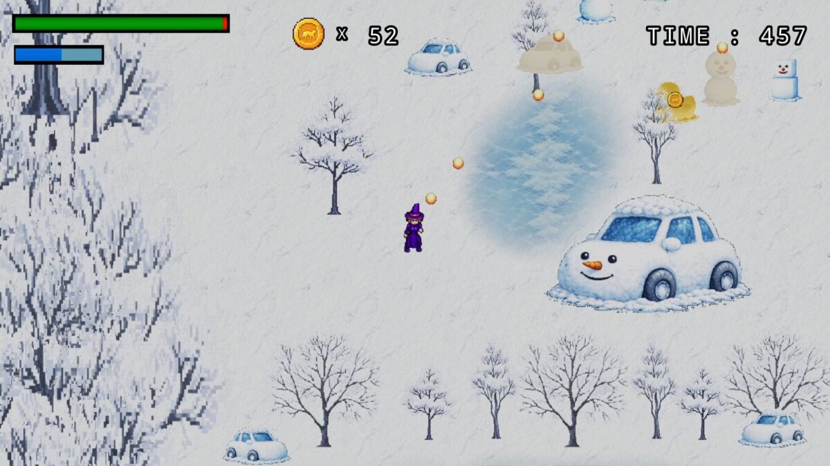 越有錢就越強！像素 Survivor-like 割草新作《Witch and Rich》登陸 Steam，體驗「金錢即經驗」的致富冒險！