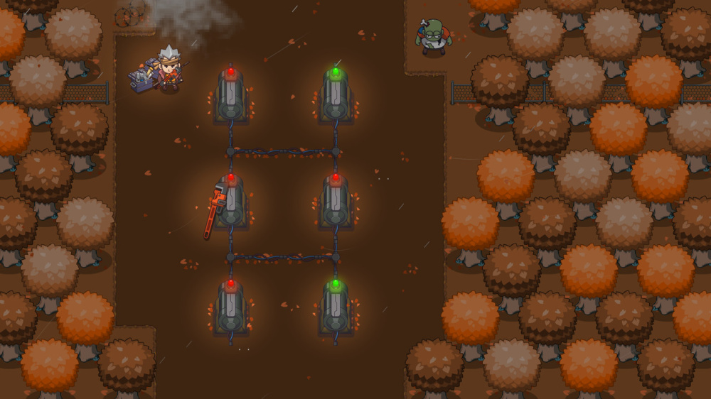 末日夜晚亮起的發電機圖